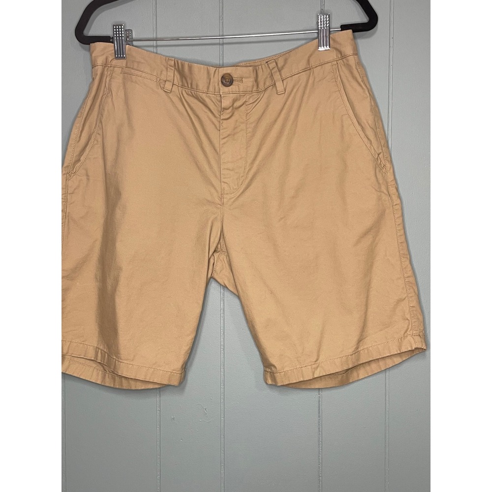 Bonobos Chino Shorts Mens 32 Tan Khaki Excellent Stretch Cotton Twill Casual